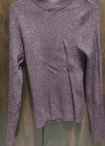 Trendy Glitter Style Sweater – Purple 💜
