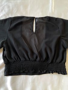 Shein Black Crop Top