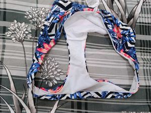 Floral &amp; Zig-Zag Bikini Bottoms