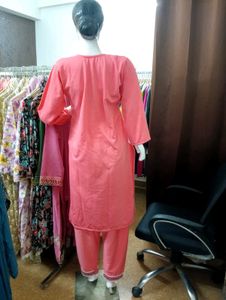 Winter Embroidered Kurta Set