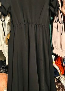 ☁️🌸Black Korean Dress 🎀🌸