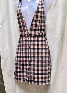 1178. Plaid Mini Dress