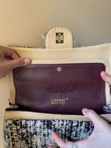 Authentic Chanel Tweed Classic Flap Bag – Timeless
