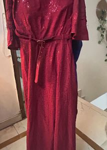 Elegant Maroon Dress