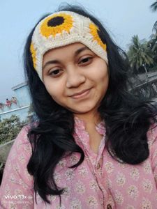 Crochet Sunflower Pouch