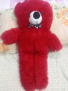 Red Teddy Bear with Bowtie