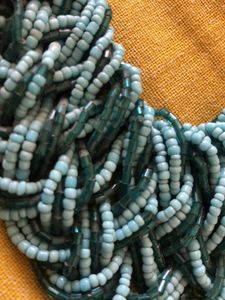 teal green necklace