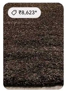 Dark Brown Chocolate Colour Carpet New