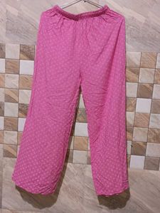Combo Of Pink Legging And Plazzo