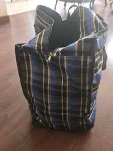 Plaid Gym &amp; Travel Bag