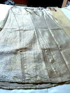 Royal Blue Beaded Gown with Lahanga Net Chunni