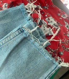 Light Wash Denim Jeans