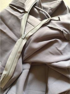 Grey Premium Satin Cowl Neck Dress