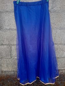 Elegant Blue Ethnic Skirt