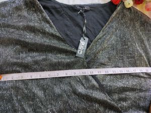 Silver Shimmer Party Top