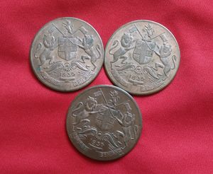 Hyderabad Rare Old Token Coins 1835
