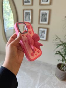 Cute Pink Phone Case (Combo of 2 16 pro max) new
