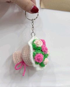 Crochet Mini Rose Bouquet