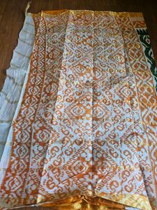 Green Cotton Saree