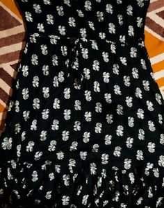 Floral Print Ruffle Dress