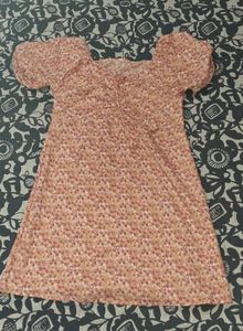 Floral Print Mini Dress