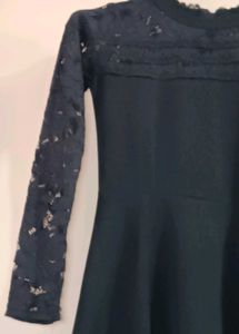 Elegant Black Lace Dress