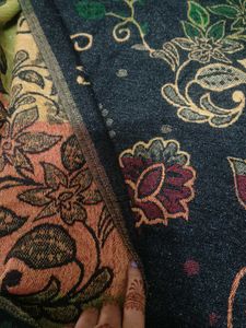 Floral Pattern Shawl for winter ☃️❄️