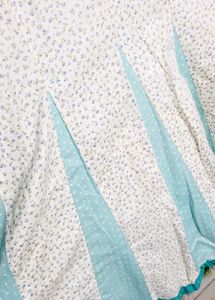 White &amp; Blue Cotton Dress
