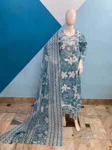 Cotton Kurta Set With Dupatta