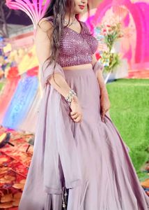 Crop Top Lehnga Women