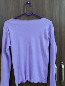 Lilac Long Sleeve Top