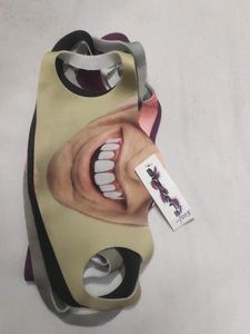 SET OF 10 FUNNY FACE MASKS, EASY BREATHABLE