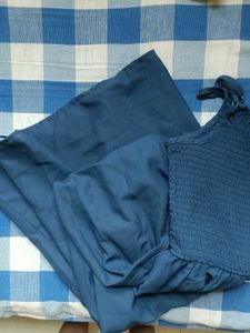 Solid Blue Dress