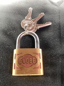 🆕Globe Brass Lock With 3 Keys ( 1.5inch - 140gms)