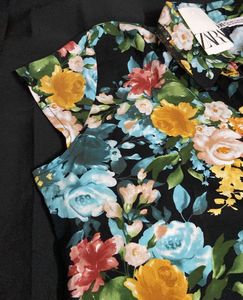 Zara Floral Print Bodysuit