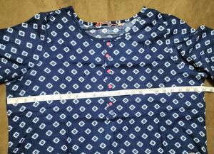 Navy Blue Rayon High Low Kurta