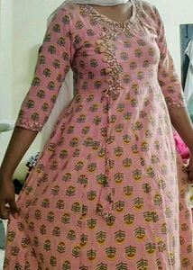 *SALE*Pink Floral Print Kurta