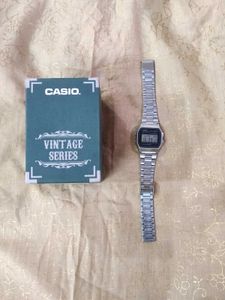 Casio Vintage A-158WA-1Q Digital Grey Dial Watch
