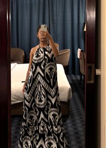 Barand New Unique Halter Maxi Dress