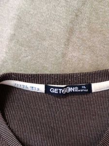 Men Stylish Full Sleeves T-shirt Size XL