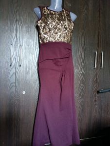 Sequin  Sleeveless Gown