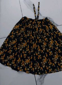 Floral Print Midi Skirt