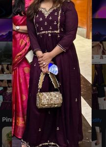Women Georgette Kurta Palazzo Set