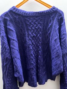 Purple Cardigan