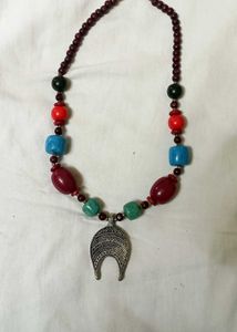 Beaded Statement Necklace