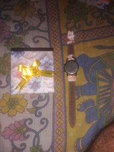 Floral Print Watch