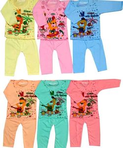 Baby Boys & Girls Full Tshirt Pant 6 Set