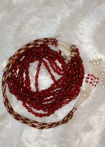 Attractive Reddish Mehroon Mala Beads