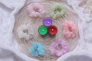6 Pec Organza Scrunchies Combo