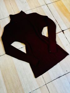 Maroon Long Sweater